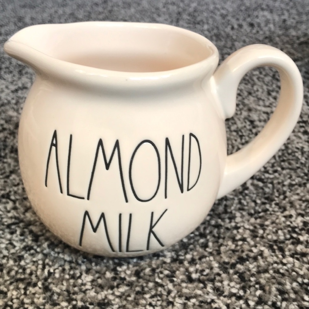 RAE DUNN ALMOND MILK / creamer dispenser/Pitcher
